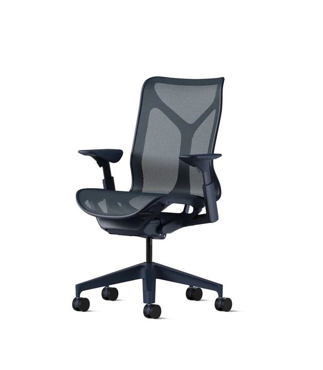 Herman Miller Cosm Nightfall Mid Back Tilted Side View